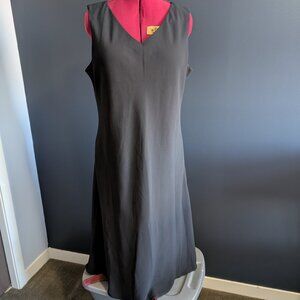 Black A-line dress, size 20